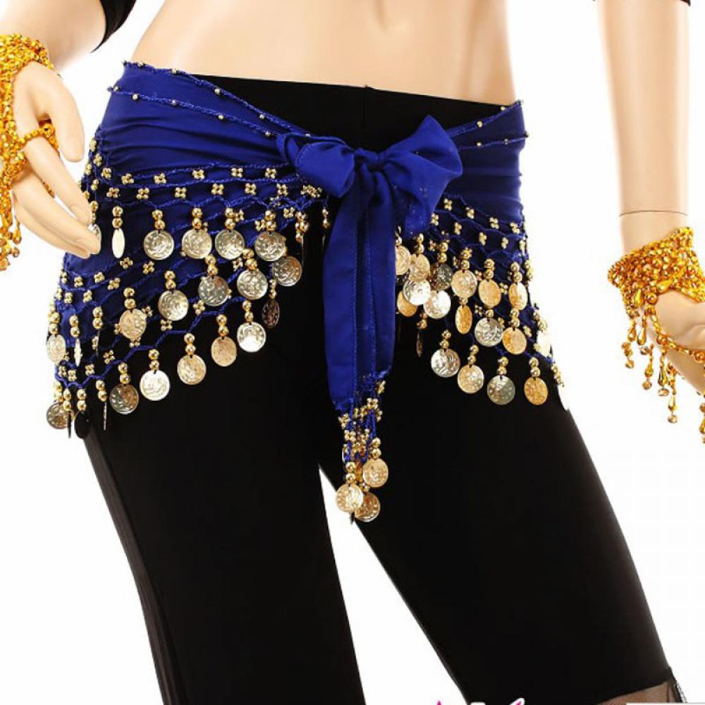 Ladies Chiffon Belly Dance Coin Skirt Ladies Chiffon Belly Dance Coin Skirt