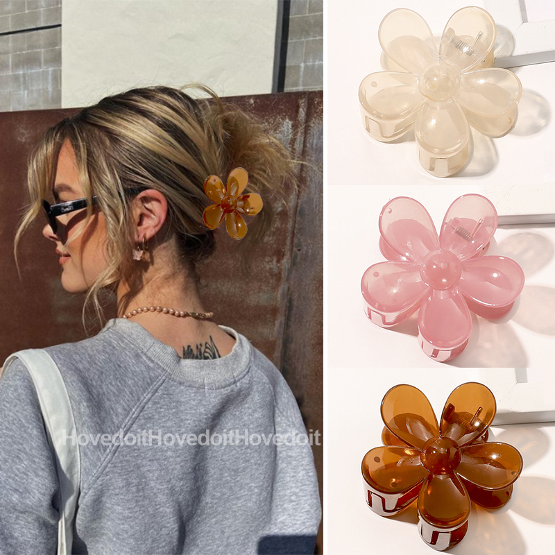 Ladies Cute Flower Claw Clip