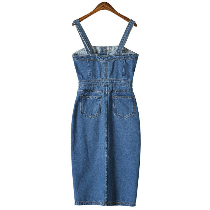 Ladies Denim Dress Sleeveless Ladies Denim Dress Sleeveless