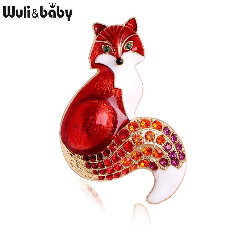 Ladies Elegant Animal Fox Brooch