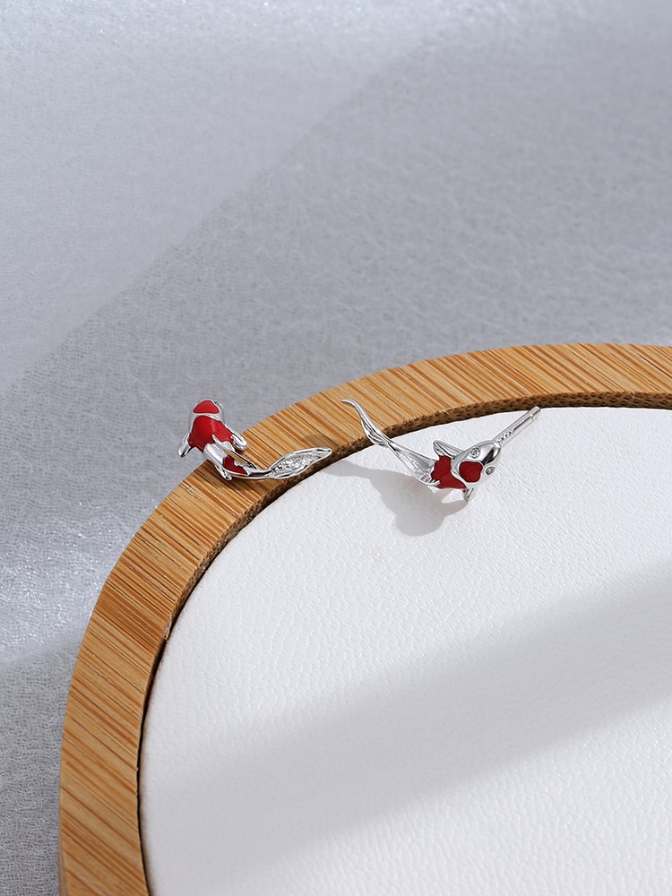 Ladies Elegant Lucky Koi Fish Earrings Ladies Elegant Lucky Koi Fish Earrings