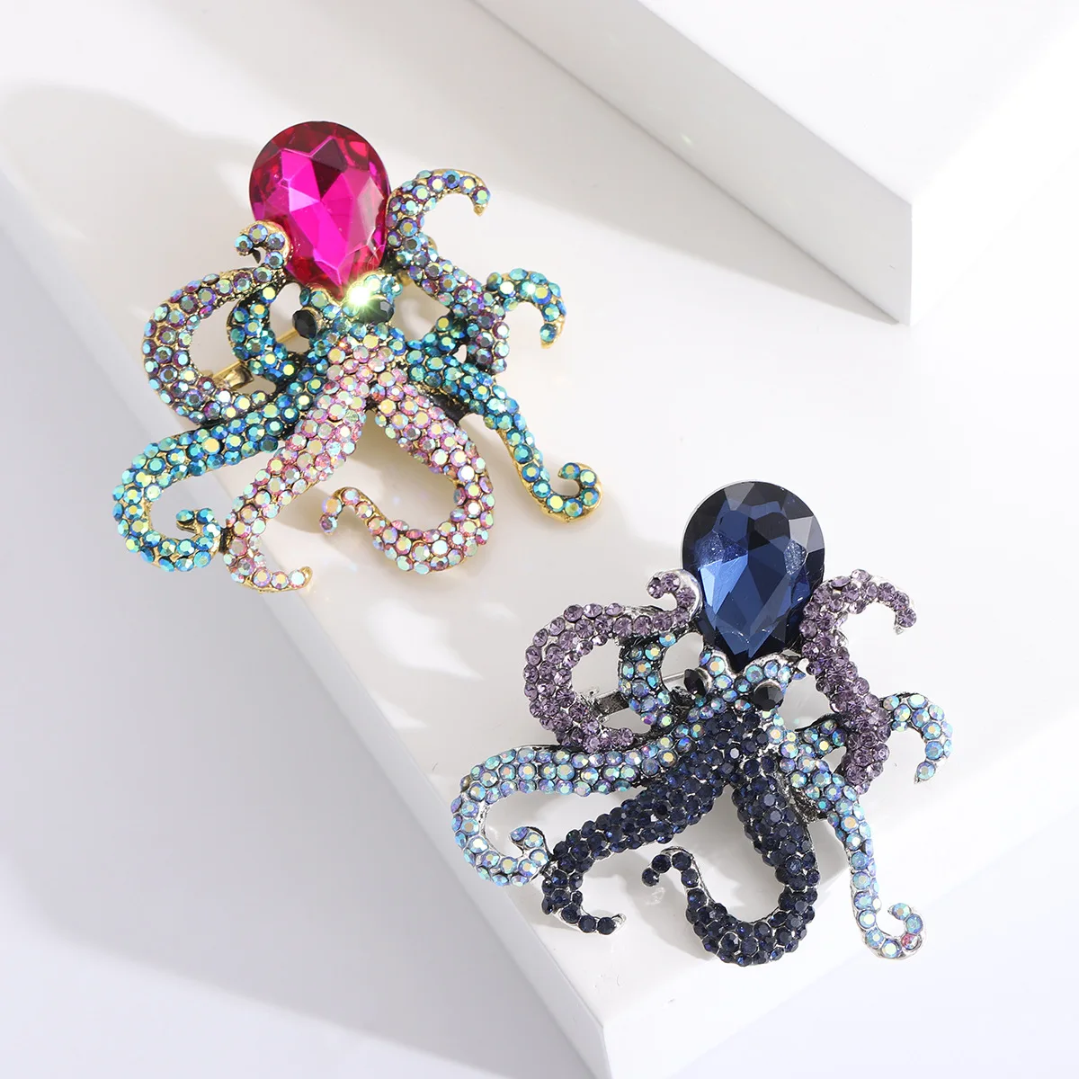 Ladies Elegant Pin Octopus Brooch