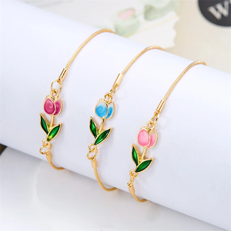 Ladies Elegant Tulip Bracelet