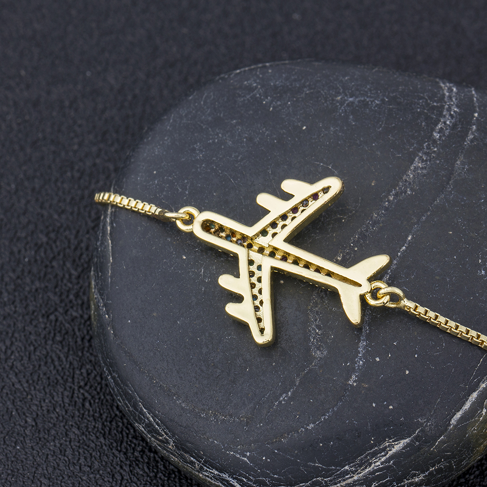 Ladies Fashionable Airplane Bracelet