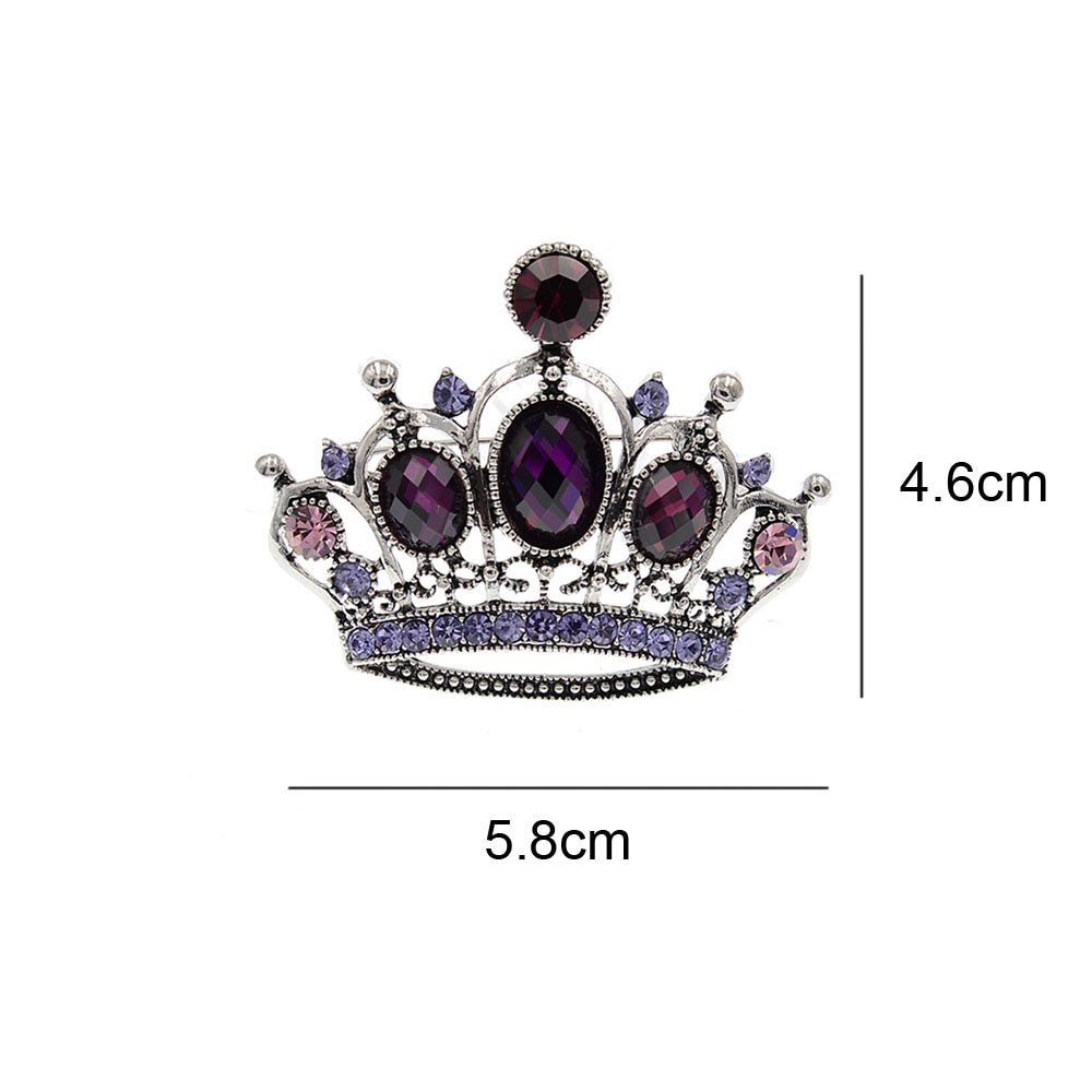 Ladies Fashionable Crown Brooch