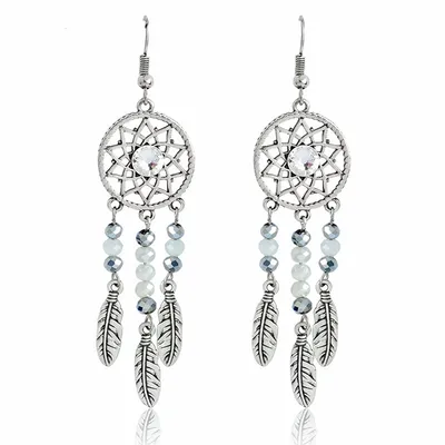 Ladies Fashionable Dreamcatcher Earrings