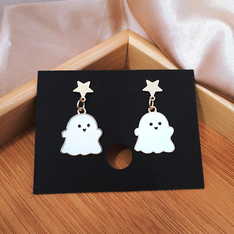 Ladies Fashionable Drop Ghost Earrings