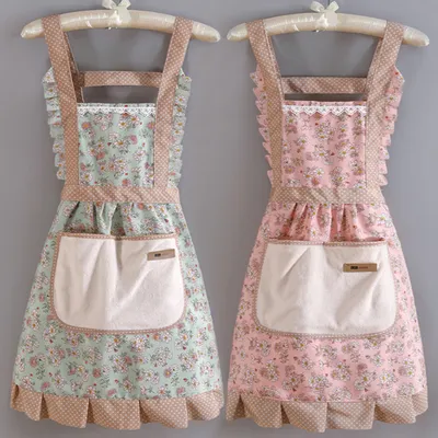 Ladies Fashionable Floral Apron Ladies Fashionable Floral Apron