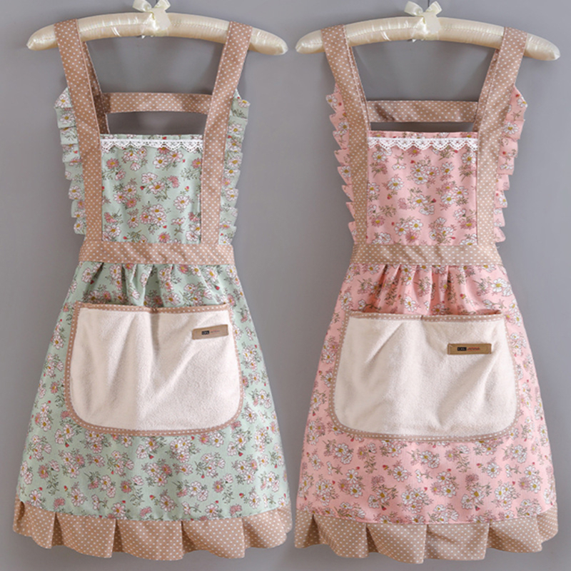 Ladies Fashionable Floral Apron