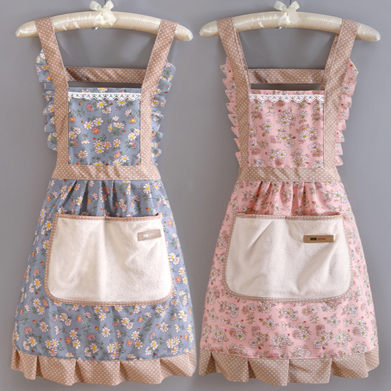Ladies Fashionable Floral Apron Ladies Fashionable Floral Apron