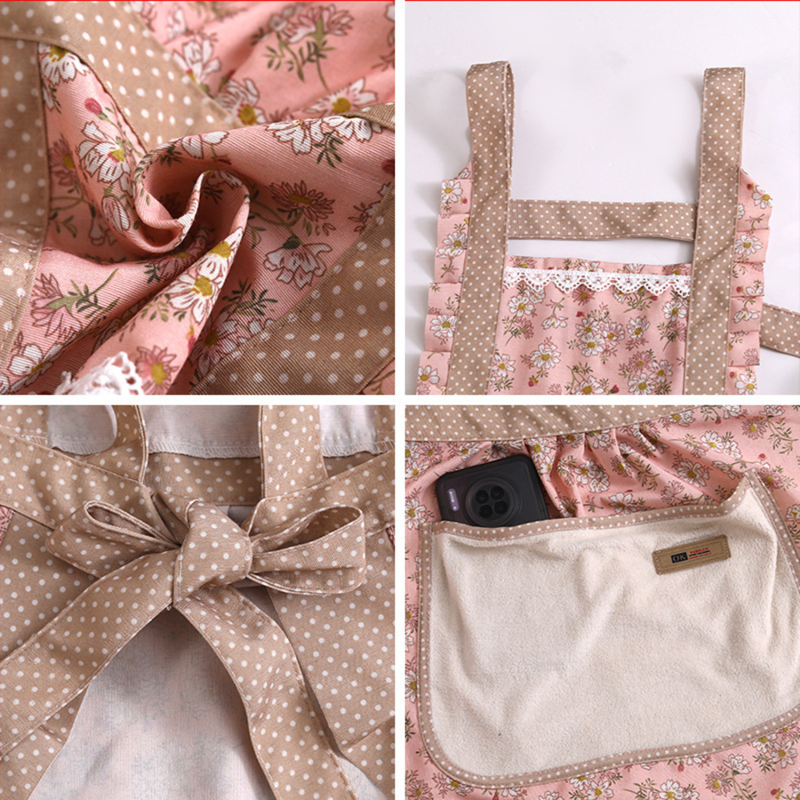 Ladies Fashionable Floral Apron Ladies Fashionable Floral Apron