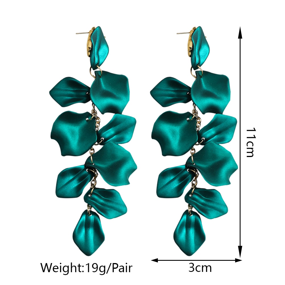 Ladies Fashionable Flower Petal Earrings Ladies Fashionable Flower Petal Earrings