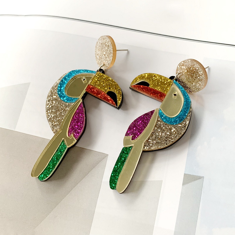 Ladies Fashionable Parrot Earrings Ladies Fashionable Parrot Earrings