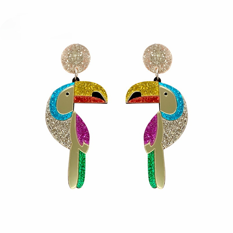 Ladies Fashionable Parrot Earrings Ladies Fashionable Parrot Earrings