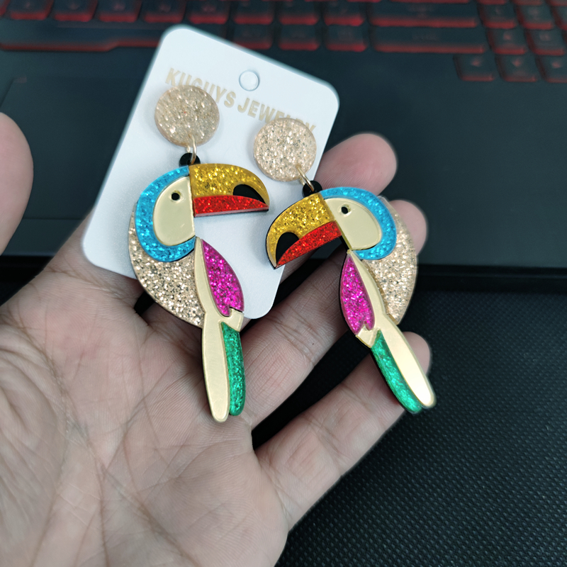 Ladies Fashionable Parrot Earrings Ladies Fashionable Parrot Earrings