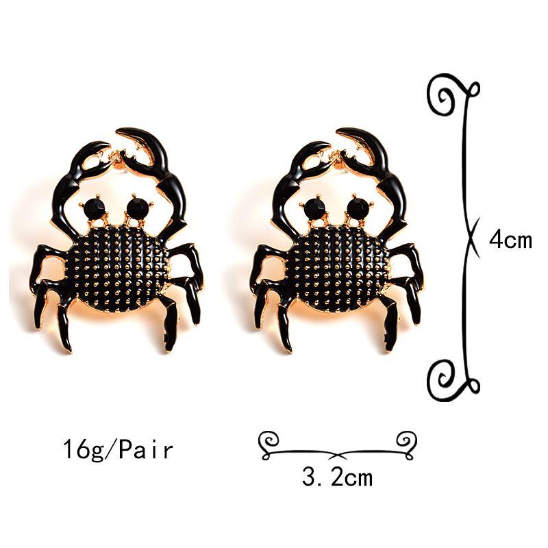 Ladies Fashionable Stud Crab Earrings Ladies Fashionable Stud Crab Earrings