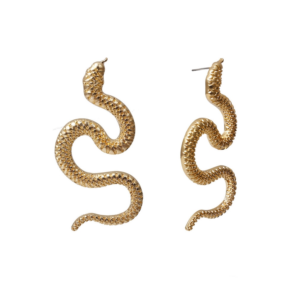Ladies Fashionable Stud Snake Earrings