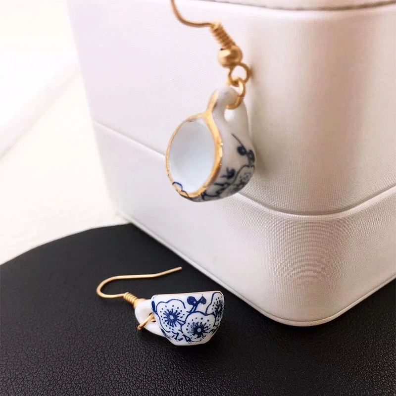 Ladies Fashionable Teacup Earrings