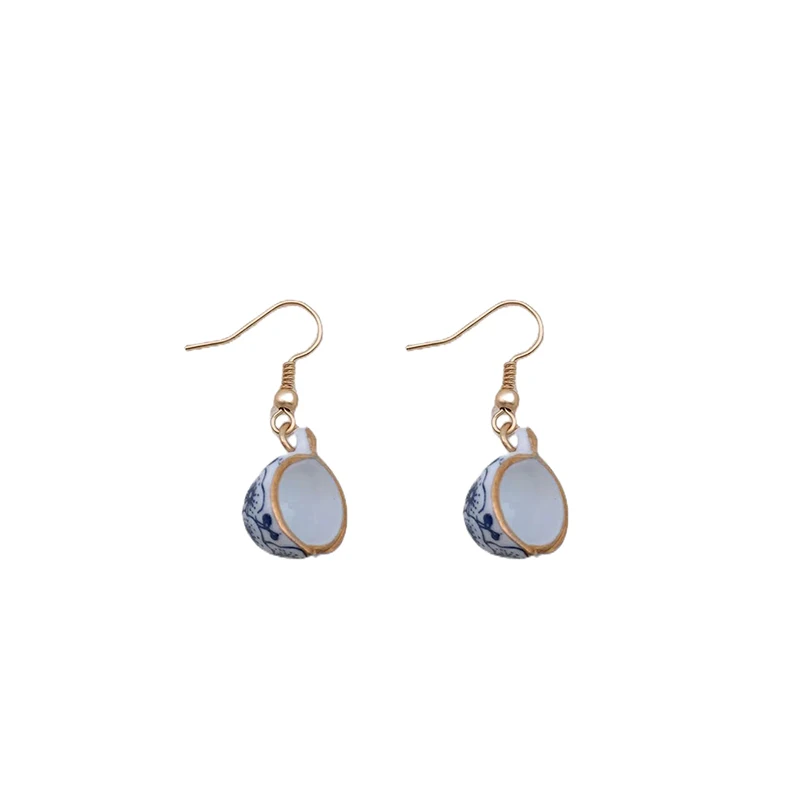 Ladies Fashionable Teacup Earrings