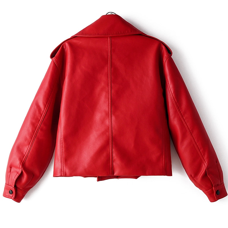 Ladies Faux Leather Jacket Stylish Coat Ladies Faux Leather Jacket Stylish Coat