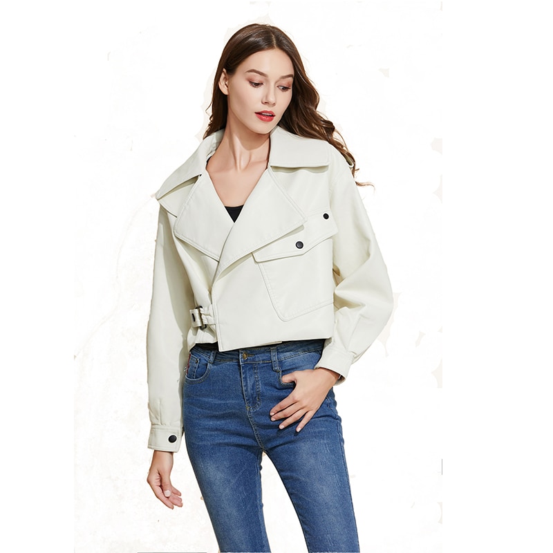Ladies Faux Leather Jacket Stylish Coat Ladies Faux Leather Jacket Stylish Coat