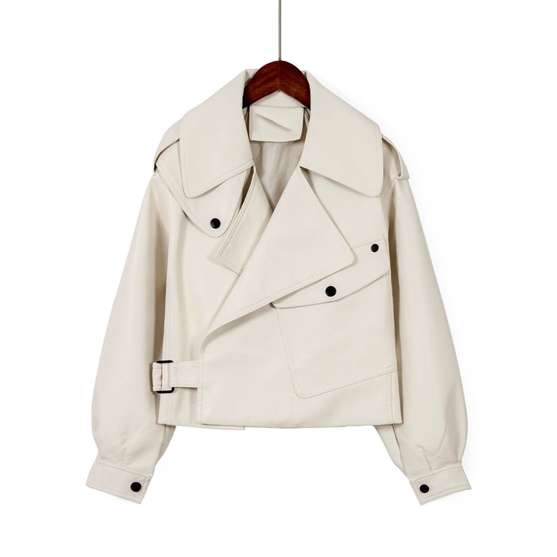 Ladies Faux Leather Jacket Stylish Coat Ladies Faux Leather Jacket Stylish Coat