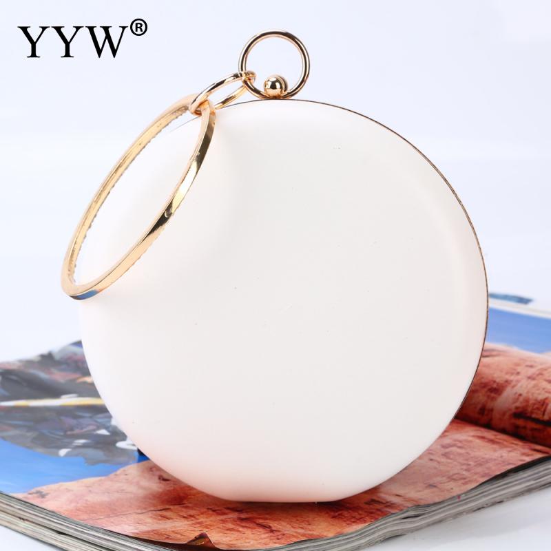 Ladies Flower Round Clutch Bag
