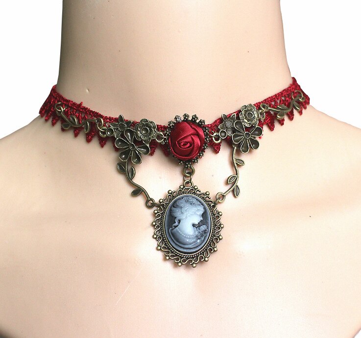 Ladies Lace Choker Necklace Ladies Lace Choker Necklace