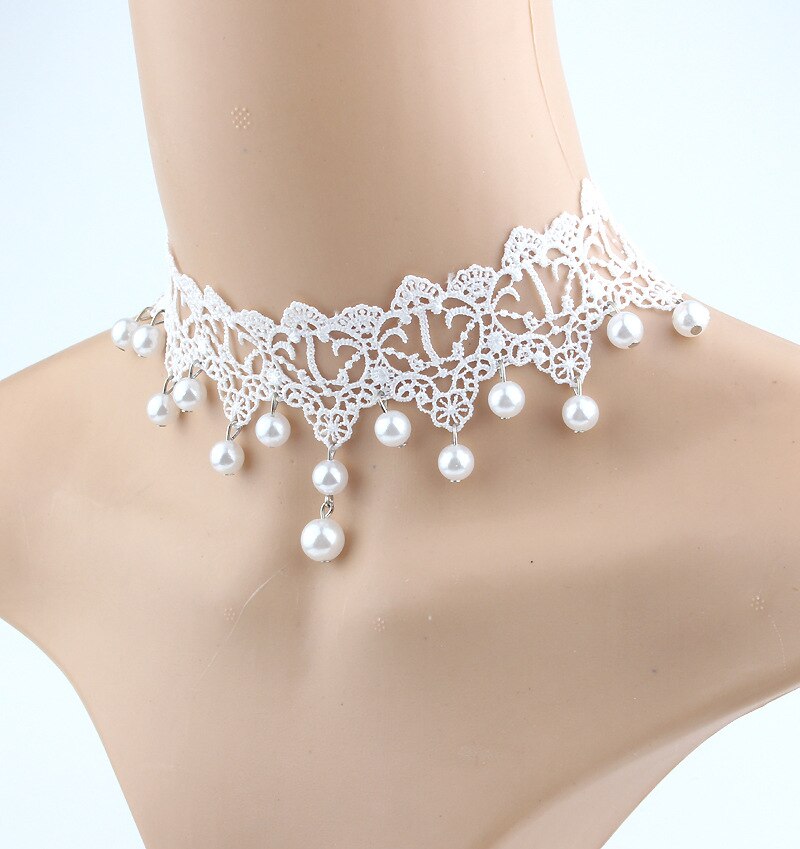 Ladies Lace Choker Necklace Ladies Lace Choker Necklace