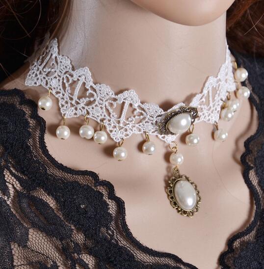 Ladies Lace Choker Necklace Ladies Lace Choker Necklace