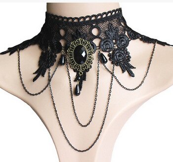 Ladies Lace Choker Necklace Ladies Lace Choker Necklace