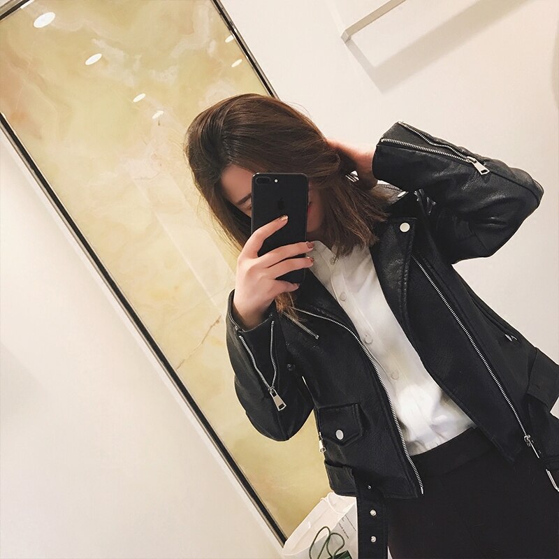 Ladies Leather Jacket Stylish Outerwear Ladies Leather Jacket Stylish Outerwear