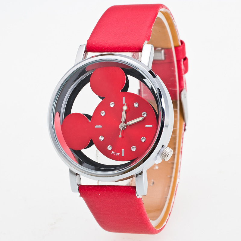 Ladies' Leather Mickey Mouse Watch Ladies' Leather Mickey Mouse Watch