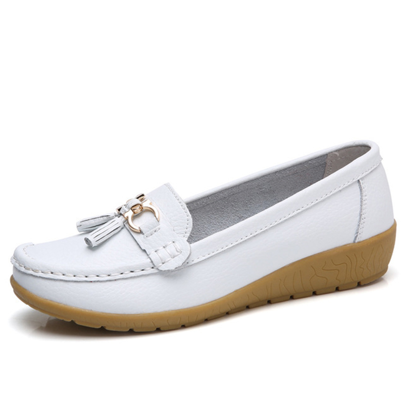 Ladies Loafer Shoes Slip-On Footwear