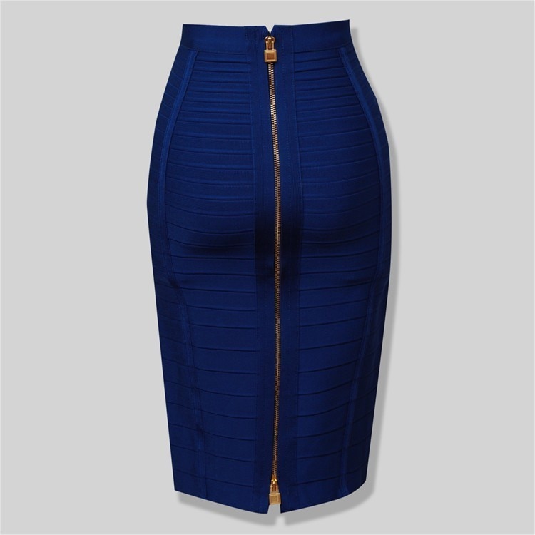 Ladies Plus Size Skirt with Zipper