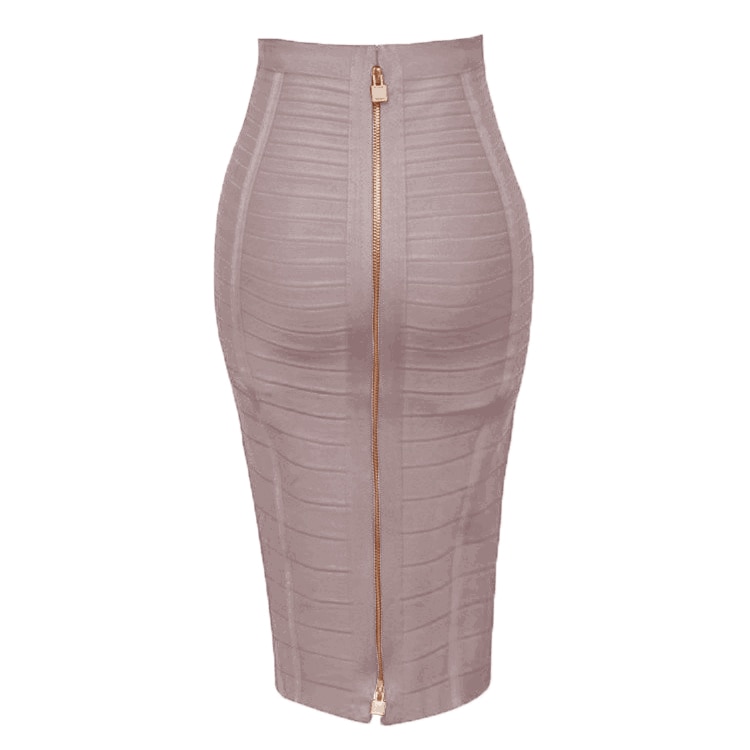 Ladies Plus Size Skirt with Zipper