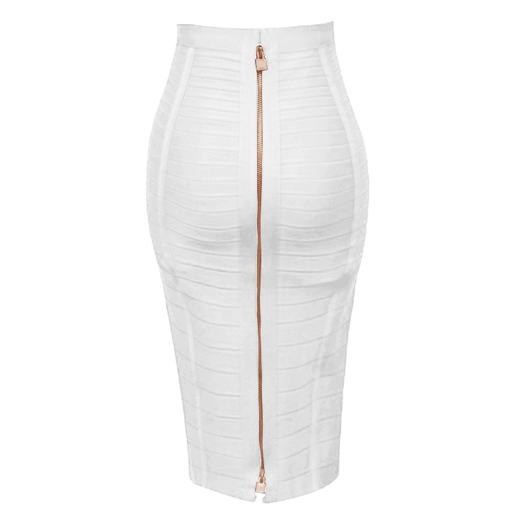 Ladies Plus Size Skirt with Zipper
