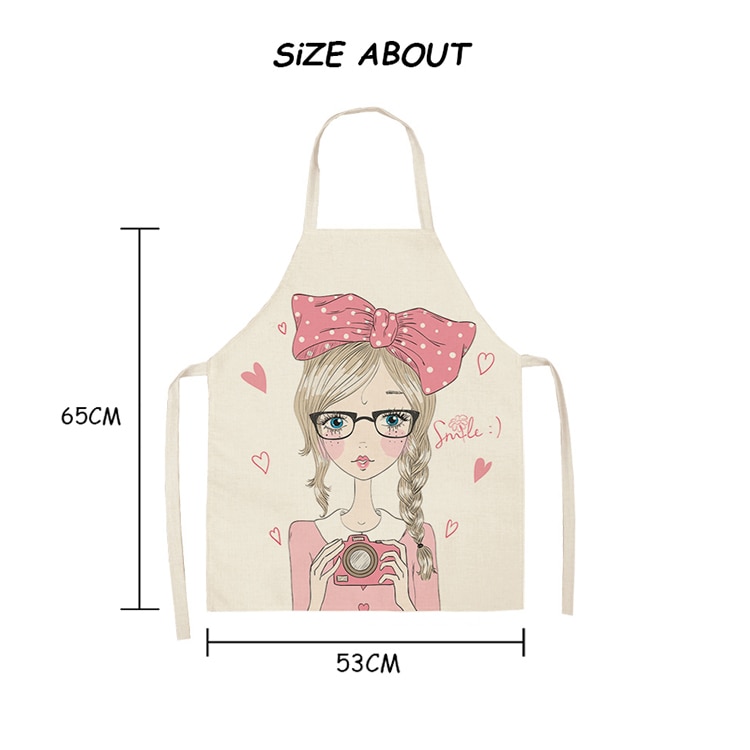 Ladies Printed Cute Baking Apron
