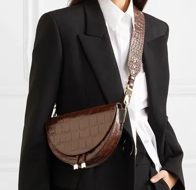 Ladies Saddle Bag Leather Crossbody Bag Ladies Saddle Bag Leather Crossbody Bag