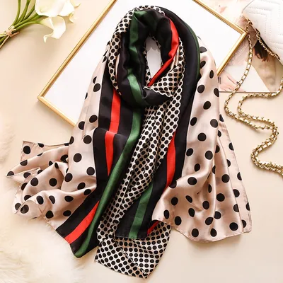 Ladies Silk Scarf Fashion Accessory Ladies Silk Scarf Fashion Accessory