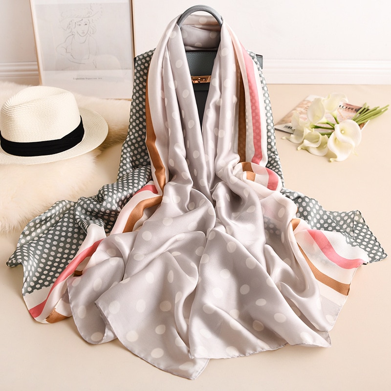 Ladies Silk Scarf Fashion Accessory Ladies Silk Scarf Fashion Accessory