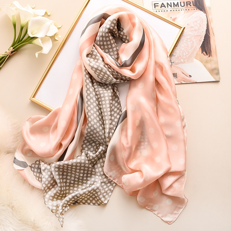 Ladies Silk Scarf Fashion Accessory Ladies Silk Scarf Fashion Accessory