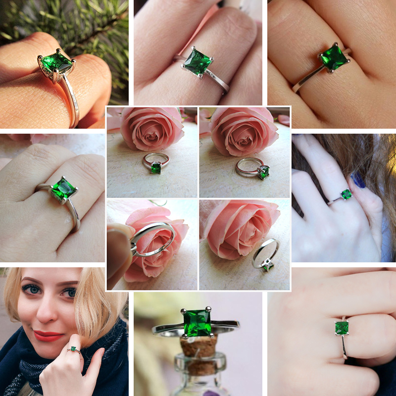 Ladies Silver Ring With Gemstone Ladies Silver Ring With Gemstone