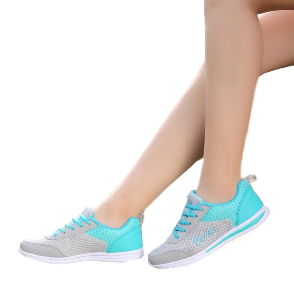 Ladies Sneakers Breathable Footwear