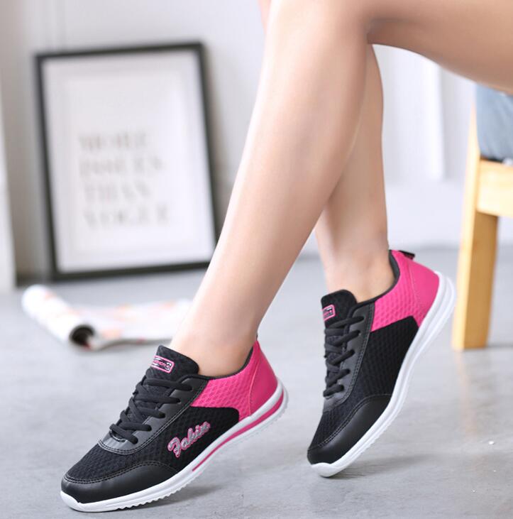 Ladies Sneakers Breathable Footwear