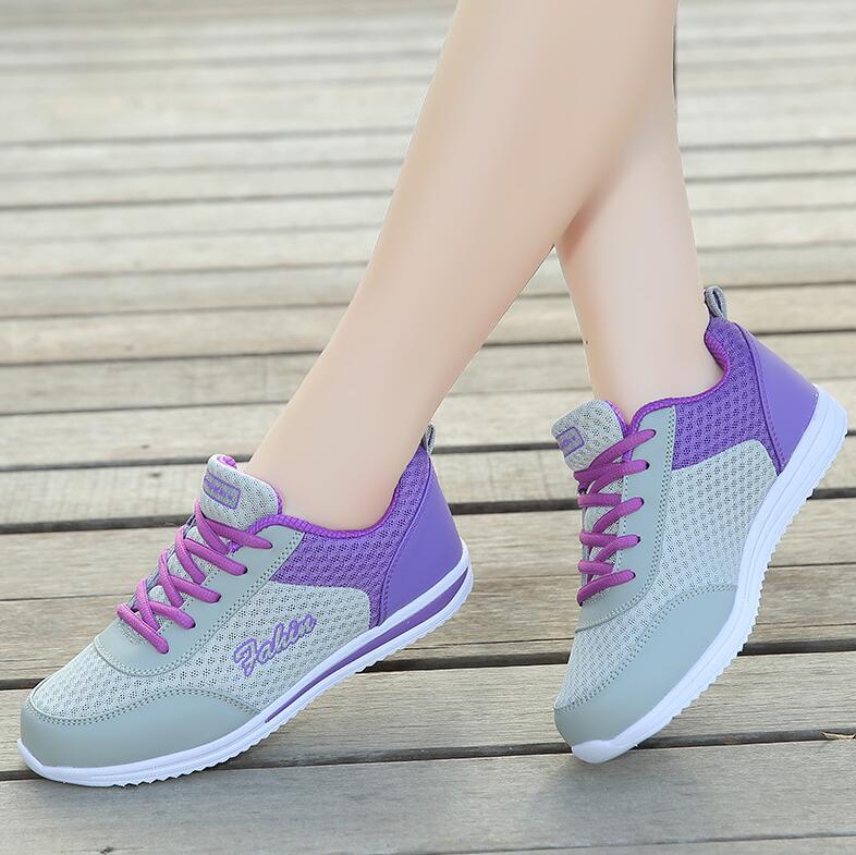 Ladies Sneakers Breathable Footwear