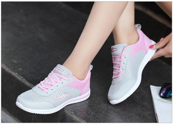 Ladies Sneakers Breathable Footwear