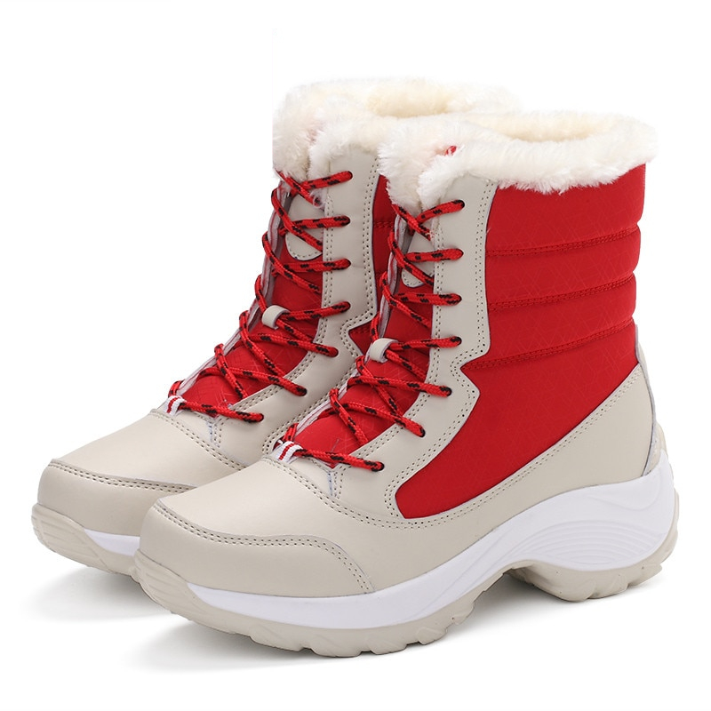 Ladies Snow Boots Waterproof Shoes