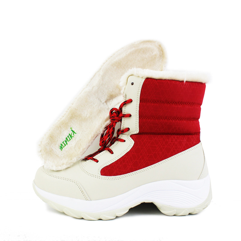 Ladies Snow Boots Waterproof Shoes