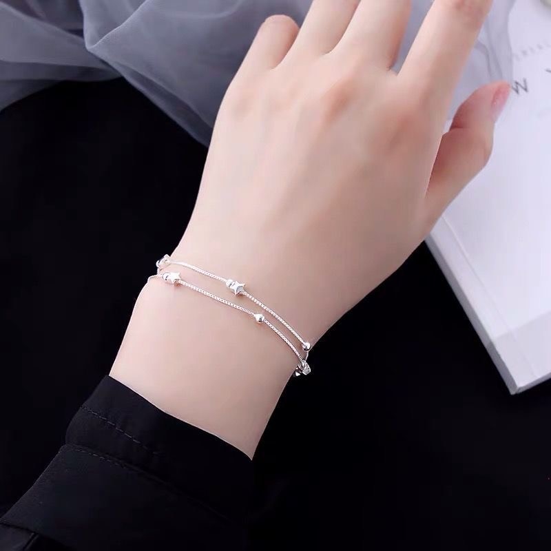 Ladies Star Bracelet Silver Jewelry Ladies Star Bracelet Silver Jewelry